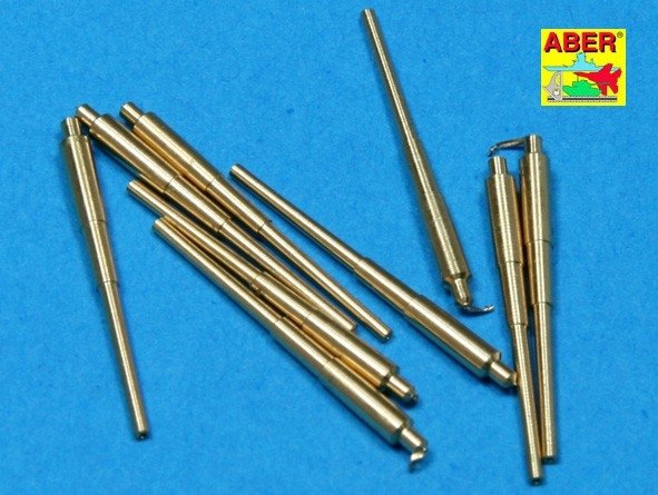 Aber 1/700L-11 Set of 9 pcs 406 mm long barrels for ships: North Carolina, Washington 1/700