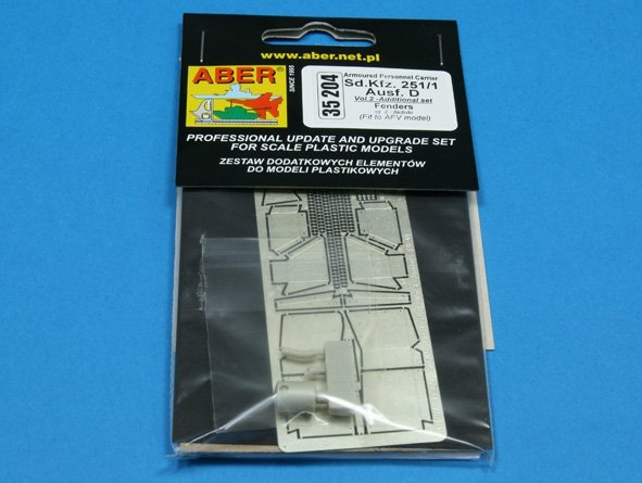 Aber 35204 Armoured personnel carrier Sd.Kfz. 251/1 Ausf. D - vol. 2 - additional set - fenders 1/35 – Bild 6