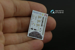 Quinta Studio QD48125 Bf108 3D-Printed &amp;amp; coloured Interior on decal paper (Eduard) 1/48 – Bild 10