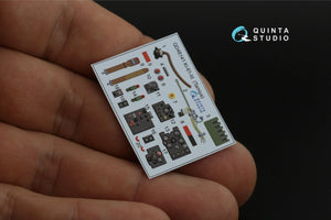 Quinta Studio QD48141 Ki-61-Id 3D-Printed &amp;amp; coloured Interior on decal paper (Tamiya) 1/48 – immagine 9