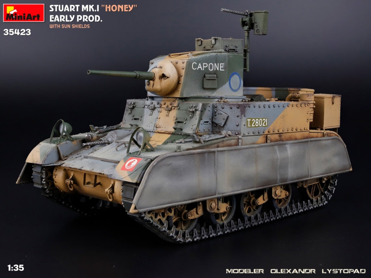MiniArt 35423 Stuart Mk.I « Honey » Première production avec pare-soleil 1/35 – image 13