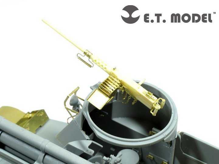 E.T. Model EA35-040 WWII US ARMY M2HB MG w/50 Rounds Ammunition Can 1/35 – Bild 3