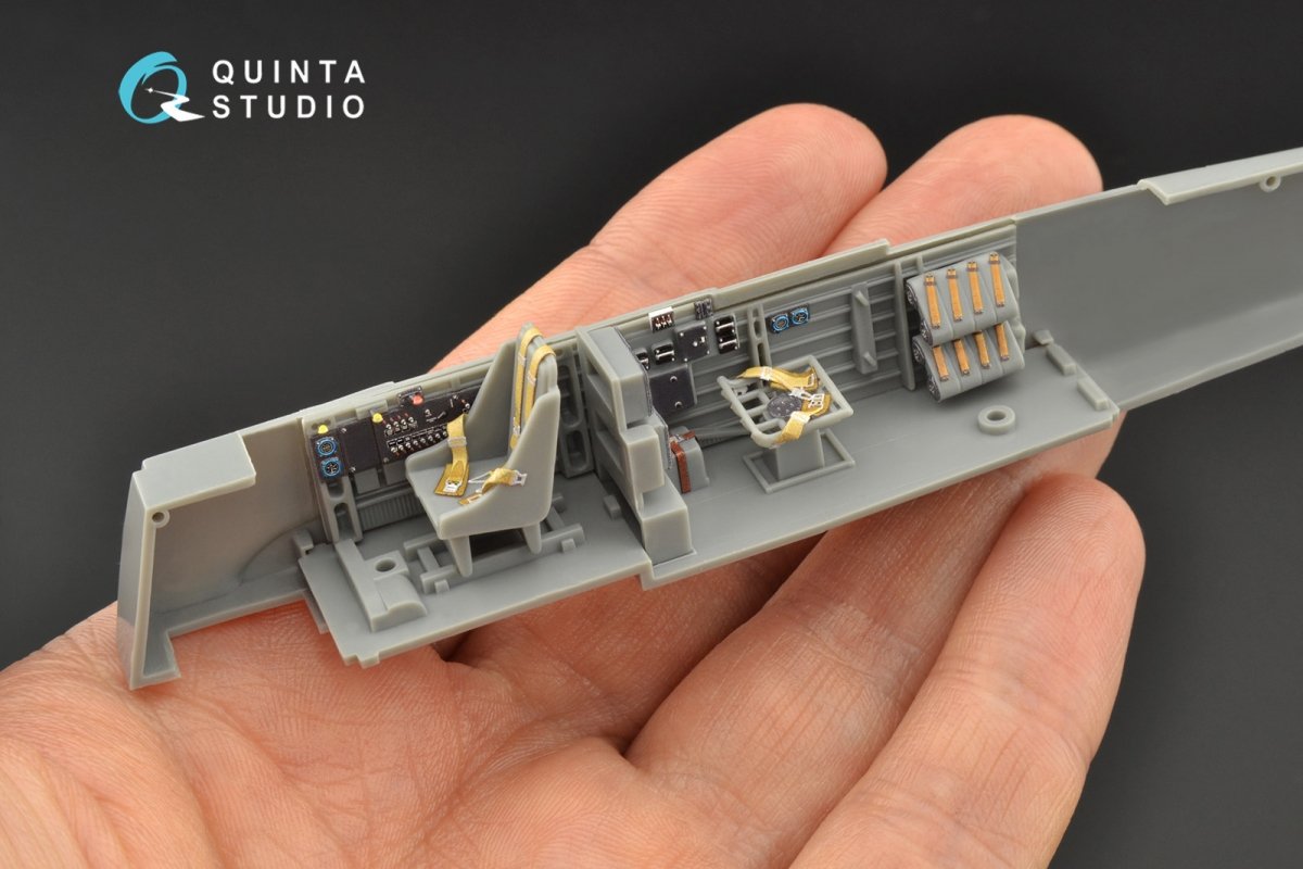 Quinta Studio QD48098 Ju 87B-2/R-2 3D-Printed &amp;amp; coloured Interior on decal paper (Hasegawa) 1/48 – Bild 3