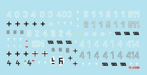 Star Decals 72-A1088 Panzer in the Desert # 5. PzKpfw IV Ausf D, D/E Hybrid, E and F1, in North Africa 1/72 – zdjęcie 3