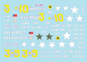Star Decals 35-C1395 US M8 75mm HMC. Débarquement et France en 1944. Laxatif et Lynx 1/35 – image 2