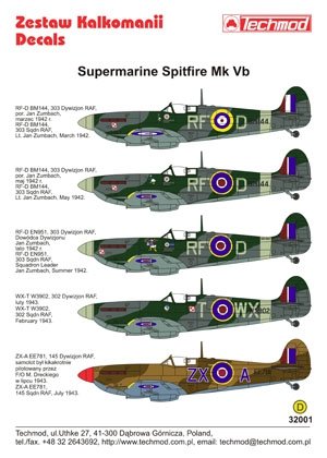 Techmod 32001 - Supermarine Spitfire Mk VB 1/32 – Bild 2