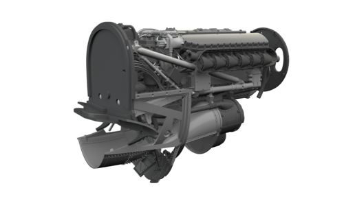 Eduard 6481211 Curtiss P-40 K - Engine Set Eduard Kits / 3D-Pritned 1/48