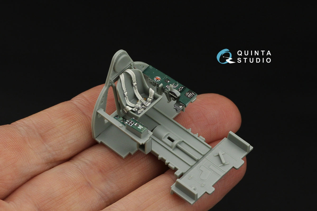 Quinta Studio QD48538 F4F-4 Wildcat 3D-Printed &amp;amp; coloured Interior on decal paper (Academy) 1/48 – immagine 8