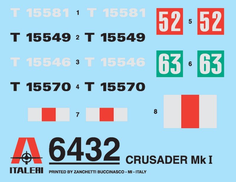 Italeri 6432 Crusader Mk.I 1/35 – immagine 2
