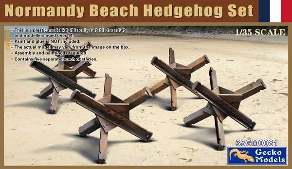Gecko Models 35GM0081 Coffret Hérisson des Plages de Normandie 1/35