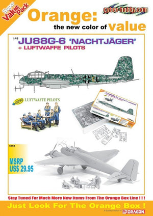 Cyber Hobby 5563 Ju88G-6 Nachtjager + Luftwaffe Pilots 1/48 – zdjęcie 2