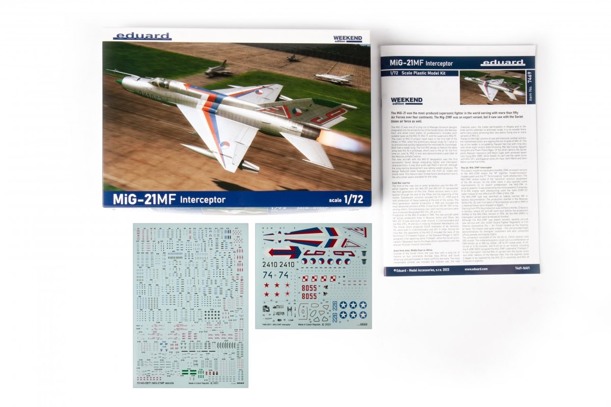 Eduard 7469 MiG-21MF Interceptor Weekend edition 1/72 – zdjęcie 3