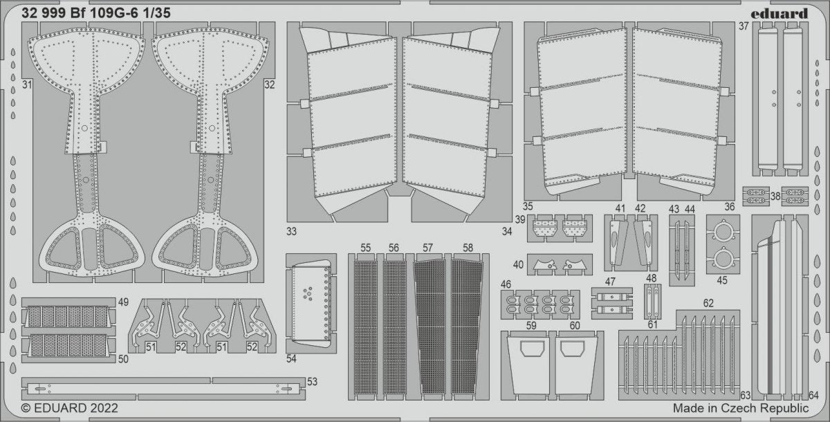 Eduard BIG33145 Bf 109G-6 BORDER MODEL 1/35 – imagen 4