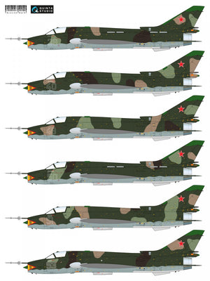 Quinta Studio MMD48005 Decal Su-17M4 (Afgan war series) 1/48 – immagine 4