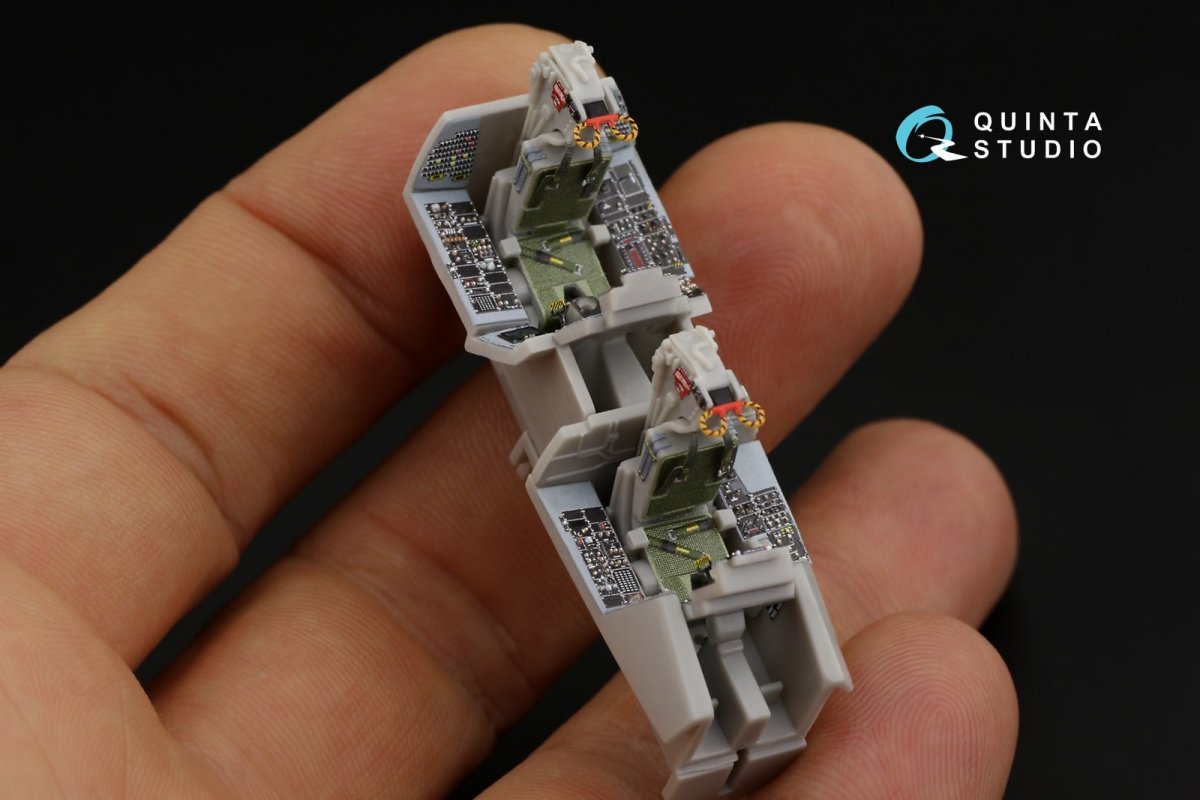Quinta Studio QD72027 F-14A 3D-Printed &amp;amp; coloured Interior on decal paper (for Hasegawa kit) 1/72 – Bild 3