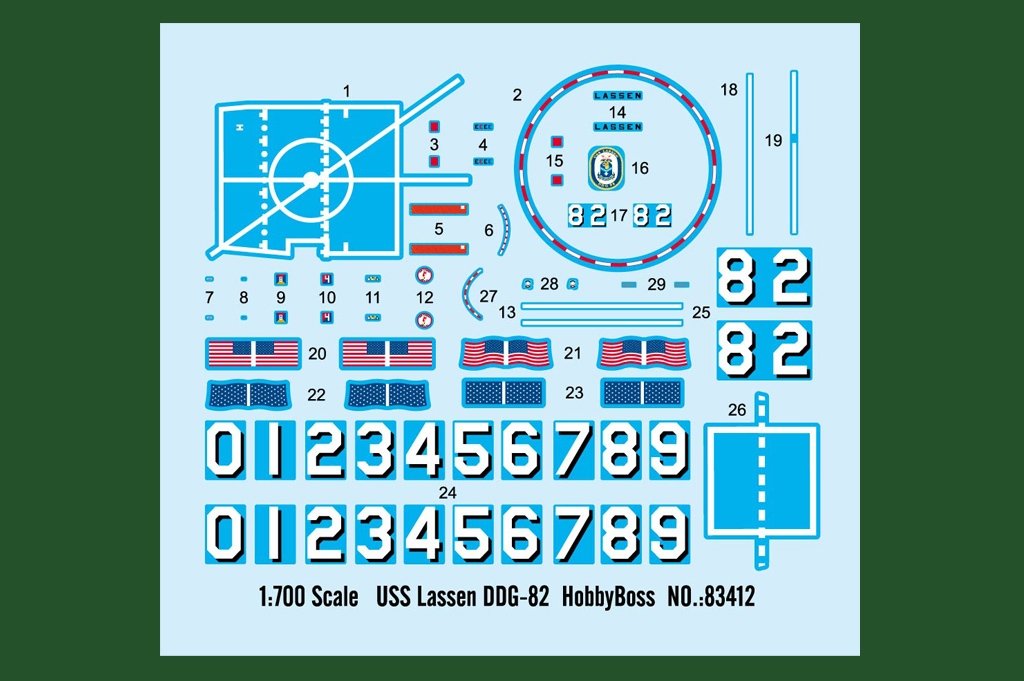 Hobby Boss 83412 USS Lassen DDG-82 1/700 – zdjęcie 8