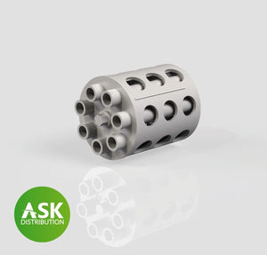 Art Scale Kit A48024 A-10C Rotary Gun Flash Suppressor 3D Print for ACA 1/48