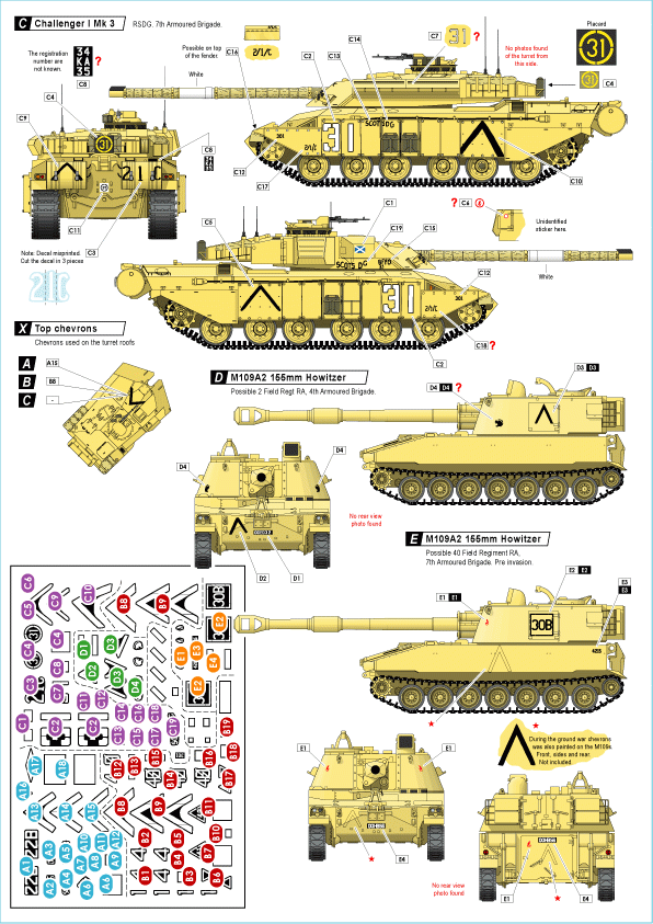 Star Decals 72-A1010 Desert Storm 1991 (1) 1/72 – Bild 2