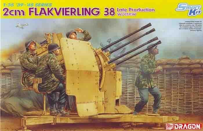 Dragon 6547 2cm Flakvierling 38 in. Crew (1/35)