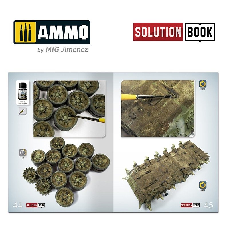 Ammo of Mig 6518 SOLUTION BOOK HOW TO PAINT MODERN RUSSIAN TANKS (Multilingual) – immagine 2