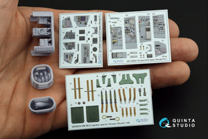 Quinta Studio QD+48264 Tornado ECR Italian 3D-Printed &amp;amp; coloured Interior on decal paper (Revell) (with 3D-printed resin parts) 1/48 – imagen 8