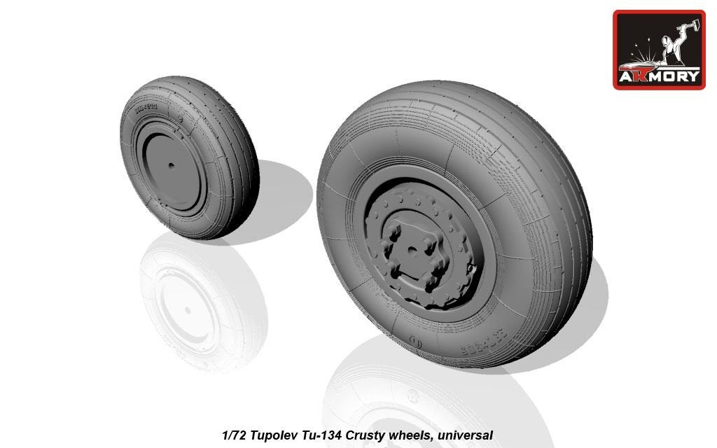 Armory Models AW72042 Tupolev Tu-134 Crusty wheels 1/72 – Bild 6