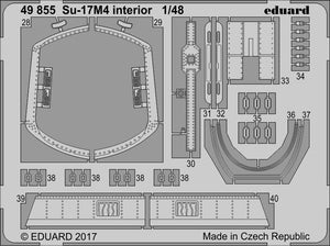 Eduard 49855 Su-17M4 interior HOBBY BOSS 1/48 – zdjęcie 2