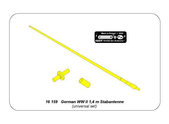 Aber 16159 German 1,4 m Stabantenne 1/16 – zdjęcie 8