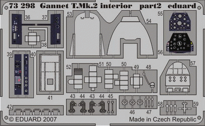 Eduard 73298 Gannet T. Mk.2 interior 1/72 TRUMPETER – image 2