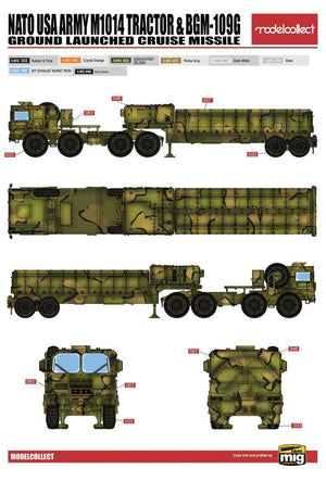 Modelcollect UA72096 NATO M1014 MAN Tractor &amp;amp; BGM-109G Ground Launched Cruise Missile 1/72 – zdjęcie 5