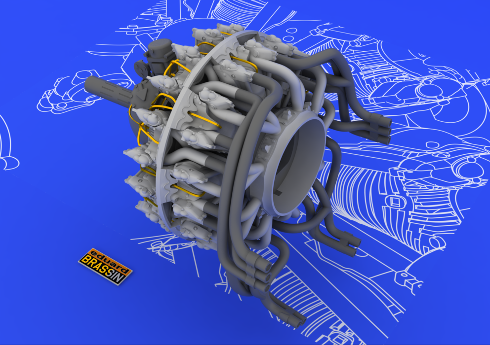 Eduard 648056 R-2800-10 engine 1/48 (Eduard) – Bild 6