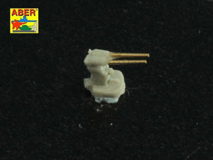 Aber 1/700L-40 Set of 16 pcs 3,7 cm Flak 42 gun barrels for German war ships 1/700 – immagine 3