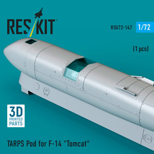 RESKIT RSU72-0147 TARPS pod for F-14 &amp;quot;Tomcat&amp;quot; (1 pcs) (3D Printed) 1/72 – image 2