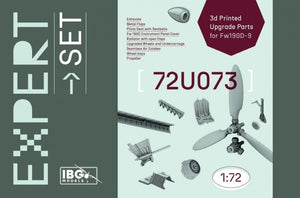 IBG 72U073 3d Printed Upgrade Parts for Fw190D-9 1/72