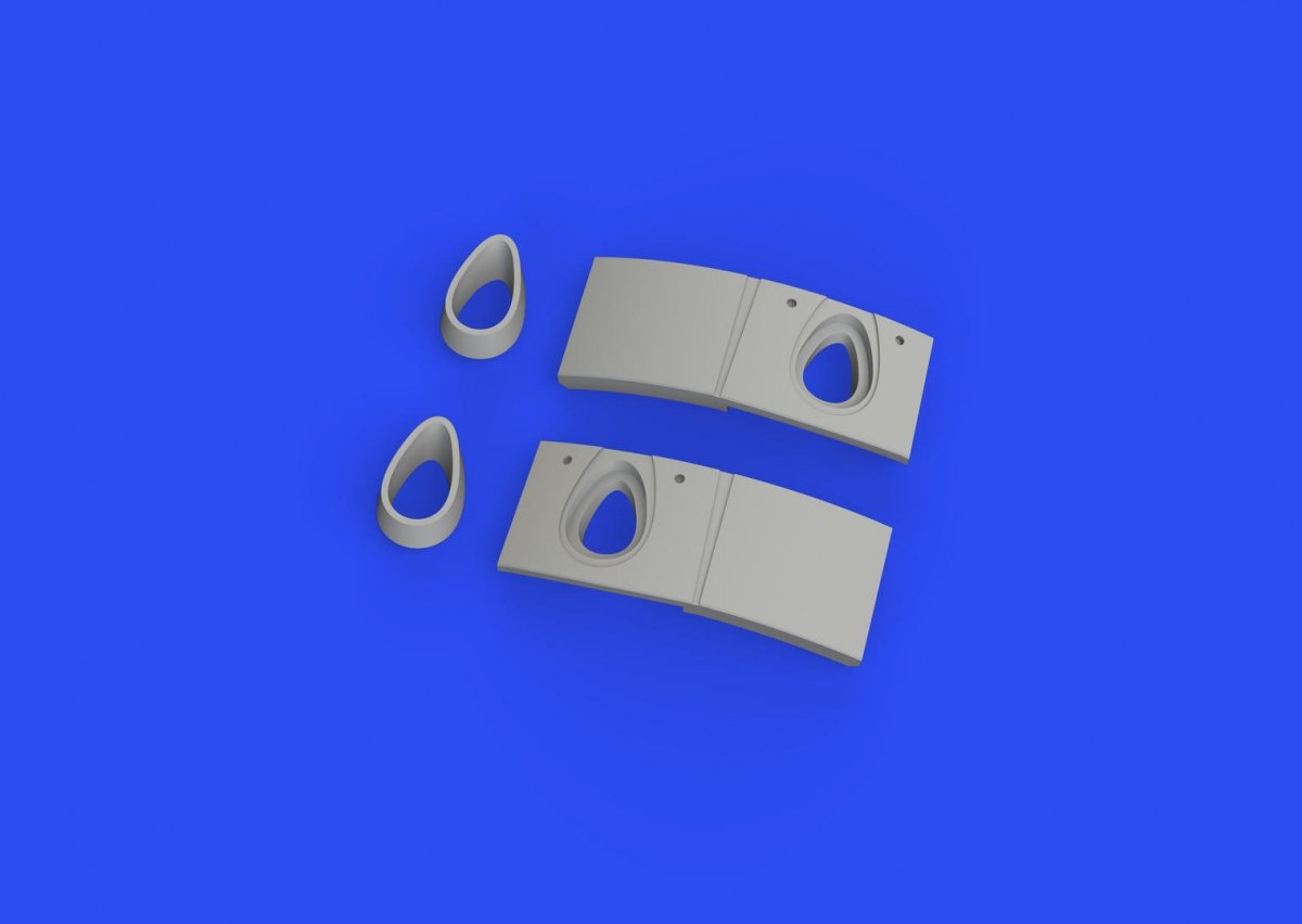 Eduard 648721 A6M2 Model 11 exhausts early PRINT EDUARD 1/48 – immagine 3