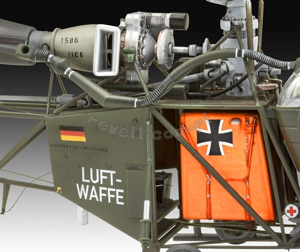 Revell 03804 Alouette II 1/32 – immagine 6