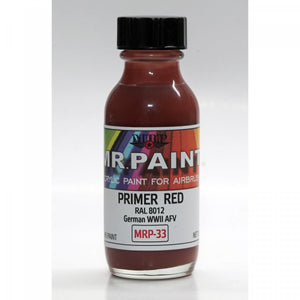 MR. Paint MRP-033 Primer Red RAL 8012WWII German AFV 30ml – zdjęcie 2