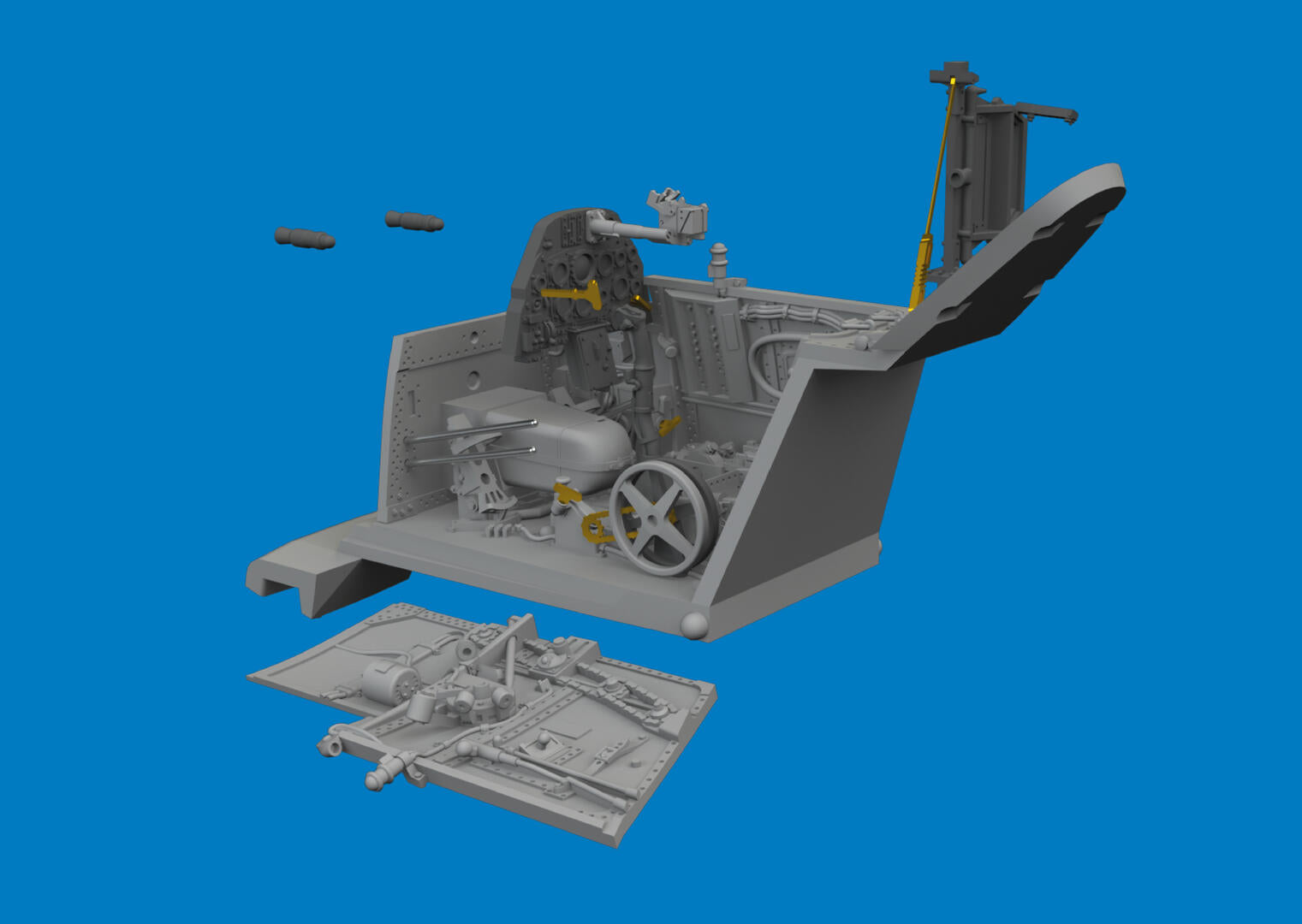 Eduard 672459 Bf 109K-4 cockpit PRINT for Eduard 1/72