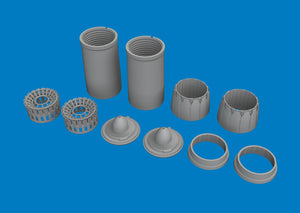 Eduard 672462 F-14D exhaust nozzles PRINT for Tamiya 1/72 – immagine 3