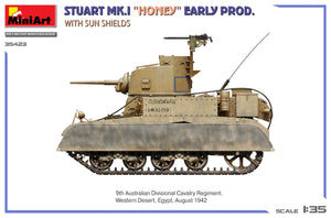 MiniArt 35423 Stuart Mk.I « Honey » Première production avec pare-soleil 1/35 – image 5