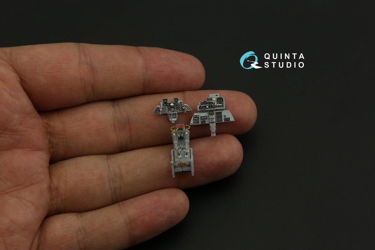 Quinta Studio QD72065 F-4EJ KAI 3D-Printed &amp;amp; coloured Interior on decal paper (FineMolds) 1/72 – Bild 8