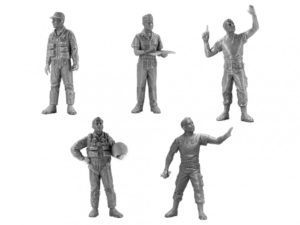 ICM DS4803 Aérodrome de l&amp;#39;USAF au Vietnam (OV-10A + O-2 + 5 figurines) 1/48 – image 4