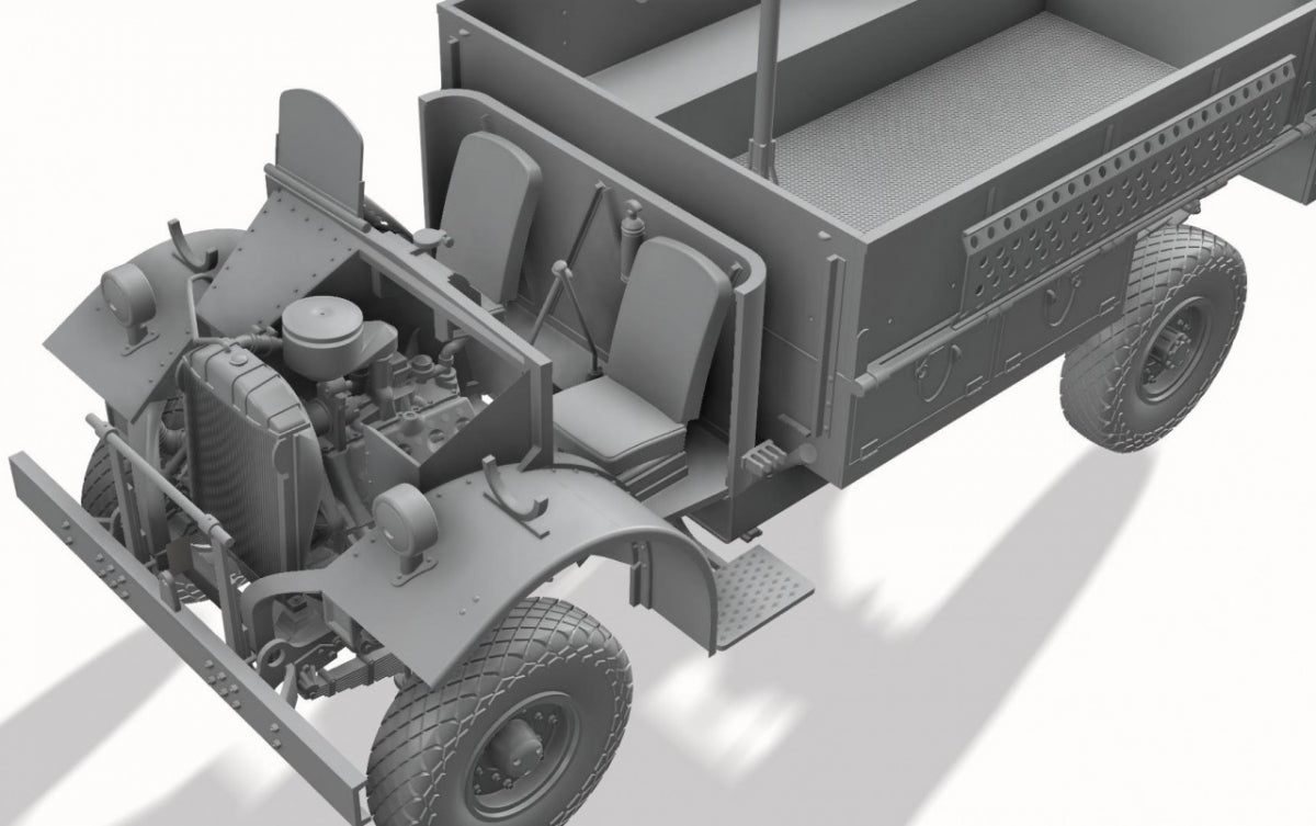 Thunder Model 35304 LRDG F30 Patrol Truck CMP in LRDG service 1/35 – zdjęcie 7