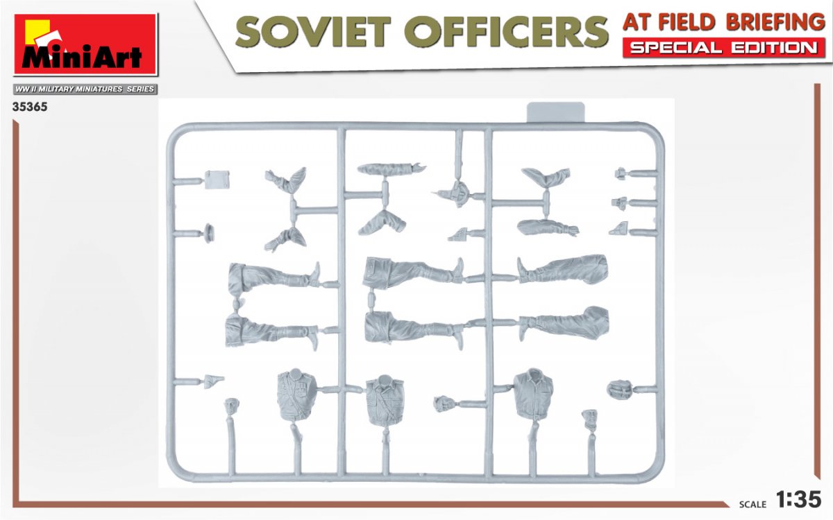 MiniArt 35365 SOVIET OFFICERS AT FIELD BRIEFING. SPECIAL EDITION 1/35 – Bild 4
