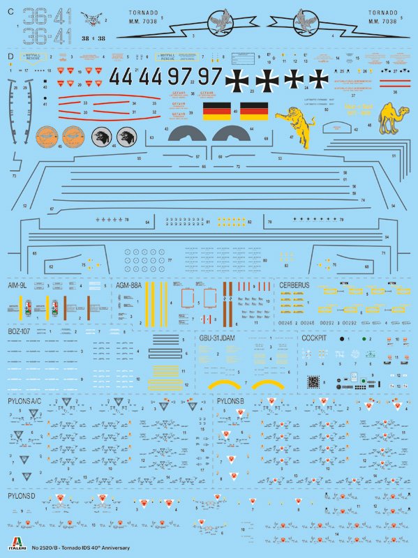 Italeri 2520 Tornado IDS 1/32 – immagine 5