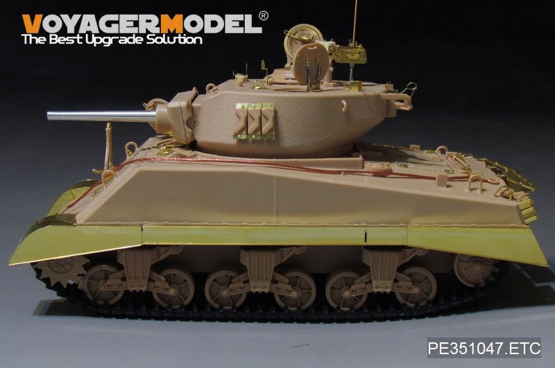 Voyager Model PE351047 WWII US M4A3E2 JUMBO Track Covers（For MENG TS-045）1/35 – immagine 3
