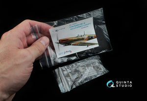 Quinta Studio QC144001 Spitfire Mk.IX vacuuformed clear canopy, 3 pcs (for Eduard kit) 1/144 – immagine 5