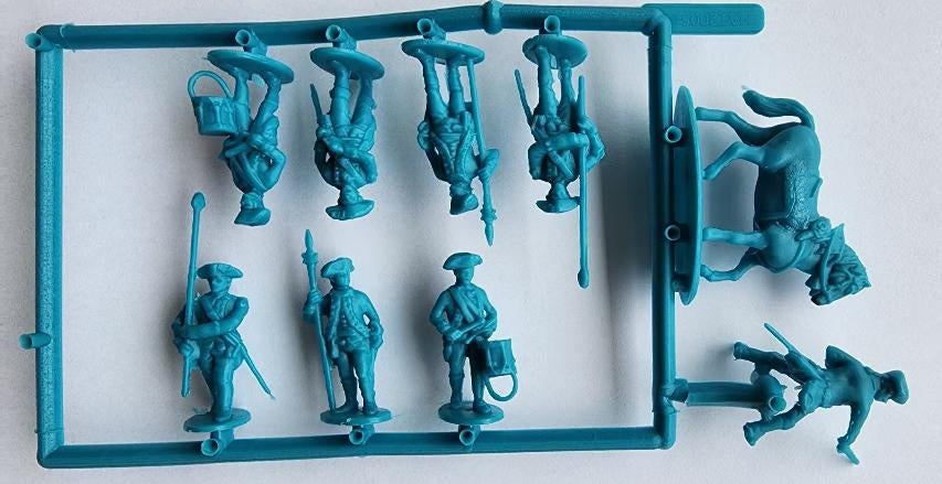 Hat 2005 American War of Independece - American Infantry Command (28 Figures) 28mm
