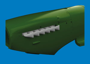 Eduard 672435 Spitfire Mk.V six-stacks exhaust fishtail PRINT for EDUARD 1/72