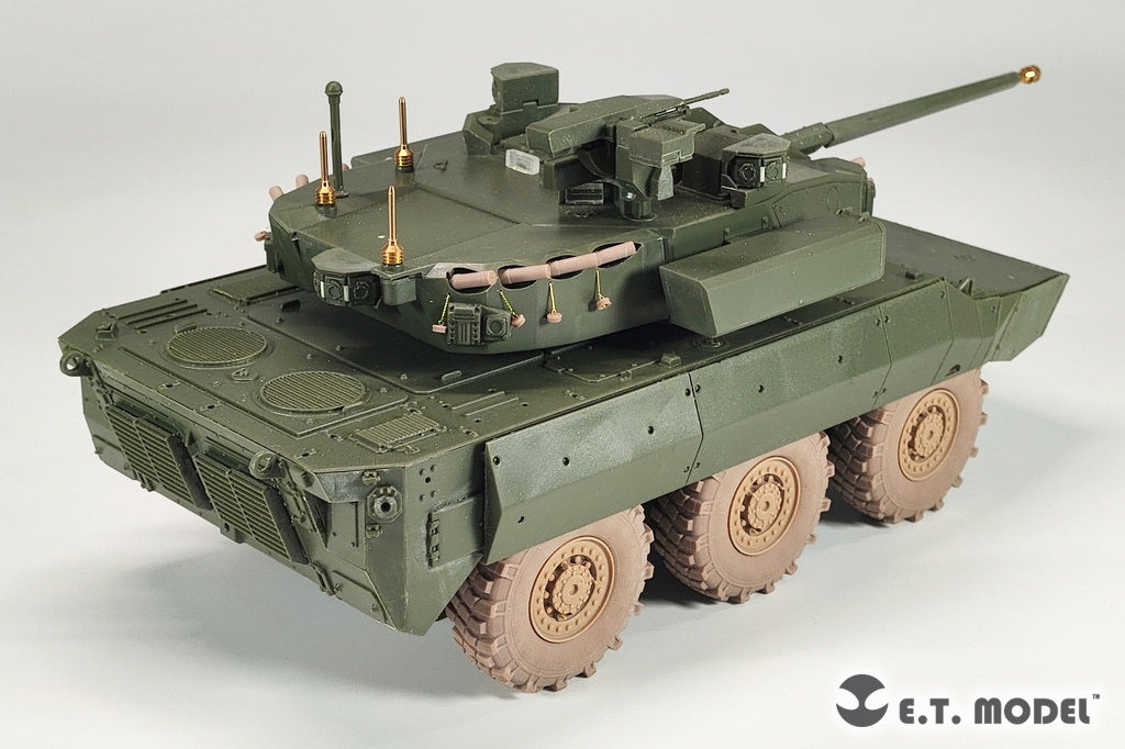 E.T. Model P35-167 Modern French AMX-10RCR Tank Destroyer Sagged wheels 1/35 – immagine 5